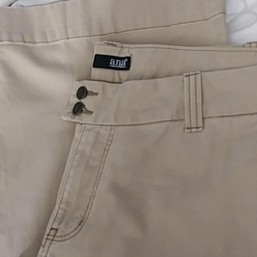 a.n.a. Size 12 Womens Khaki Pants